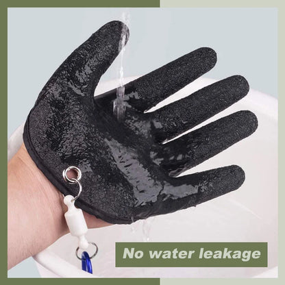 Guantes de pesca antideslizantes para proteger la mano