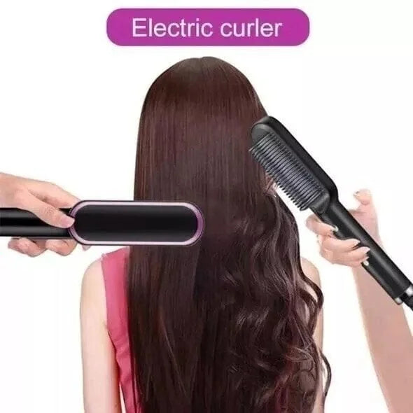 🎉2 in 1 Negative Ion Hair Straightener Styling Comb