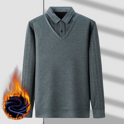 🔥 30 % de réduction🔥 Faux pull tricoté deux pièces