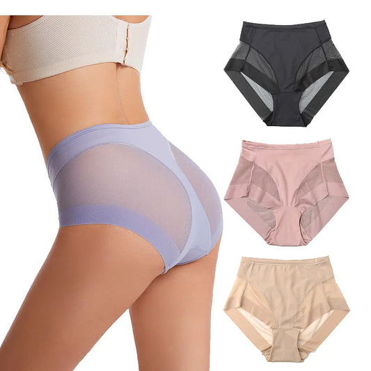 BUY 3 GET 2 FREE-High Waist Ice Silk Shaping Briefs