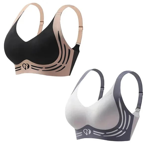 🎁Last Day 49% Off - Super gather bra | Wireless Push-up Bra👍No more sagging breasts