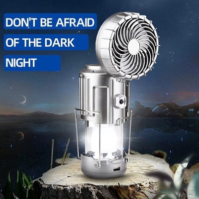 6 in 1 Portable Solar LED Camping Lantern