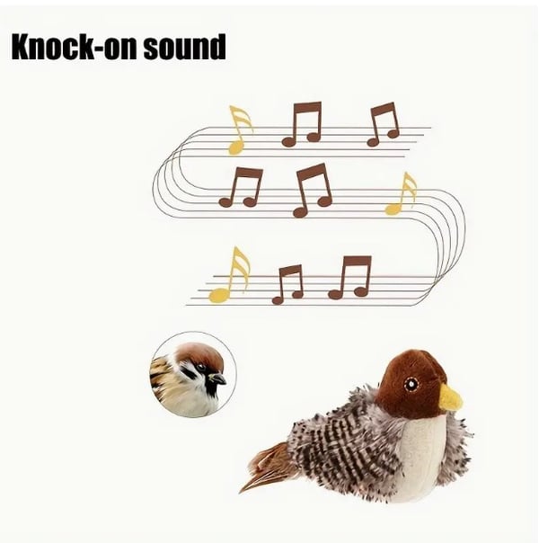 😻Pet Supplies Sale-47%🐾Interactive Chirping Bird Cat Toy