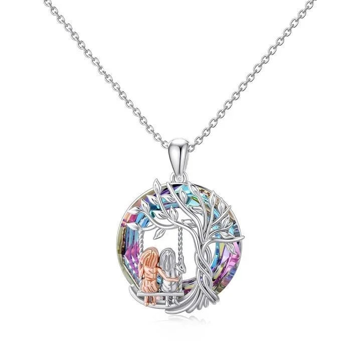 🎁925 Sterling Silver Tree of Life Sisters Necklace