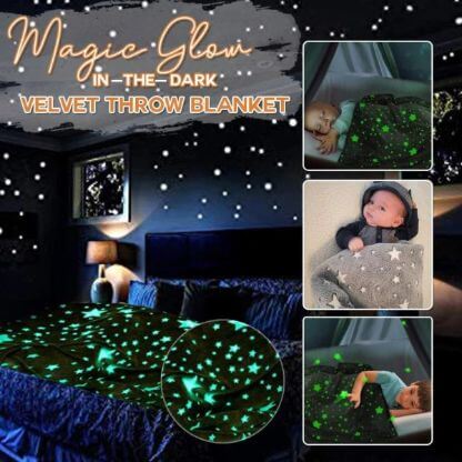 Hurry up! Sale Ends in 01:57:36.3 😊Double Sided Flannel Luminous Blanket-🔥