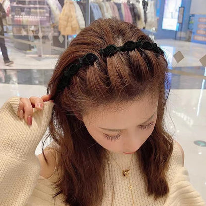 🌸Flocking Braided Hair Clip