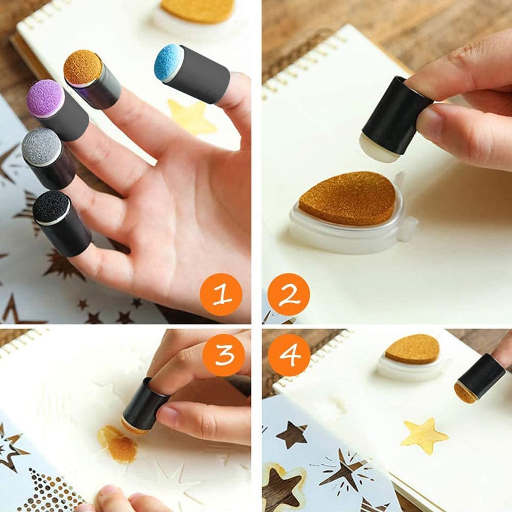 🔥 Last Day – 49% OFF 🔥 DIY Sponge Finger Painting Kit