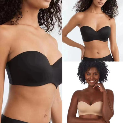 💕LAST DAY 49% OFF -🔥Full Support Non-Slip Convertible Bandeau Bra