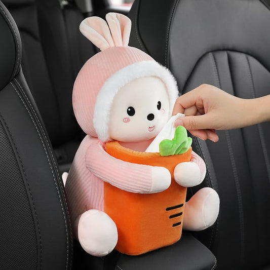 💖 Cute Plush Doll Tissue Box