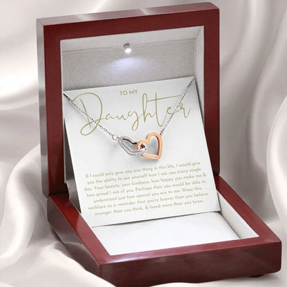 To My Daughter Necklace, Daughter Gift