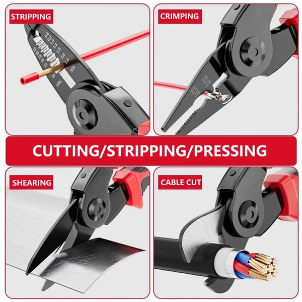 (🔥HOT SALE NOW 49% OFF)--Multifunctional 5-in-1 Interchangeable Head Pliers Tool Set