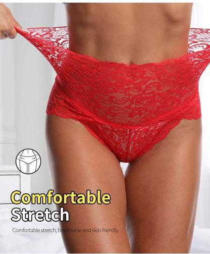 🔥VENTE CHAUDE🔥Culotte sexy taille haute en dentelle de qualité supérieure 