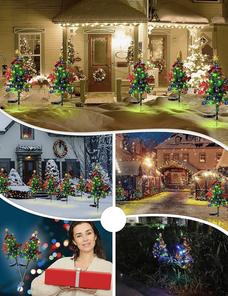 🔥Hot Sale 49%OFF-🎄Solar Christmas Trees Lights Outdoor Decoration Waterproof