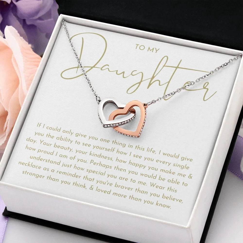 To My Daughter Necklace, Daughter Gift