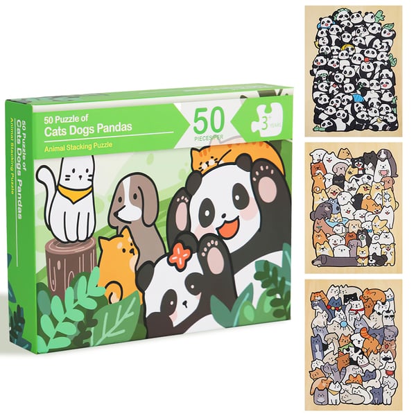 🐱Animal Wooden Puzzle