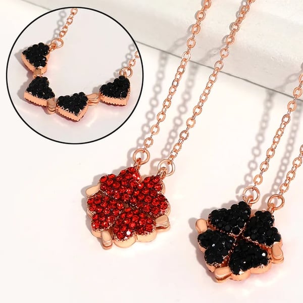 🔥Vente chaude 49% de réduction🔥Collier d'amour éternel trèfle à quatre feuilles