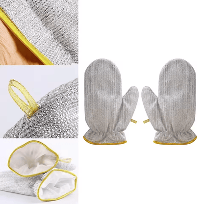 Housework Cleaning Steel Wire Dish Washing Gloves