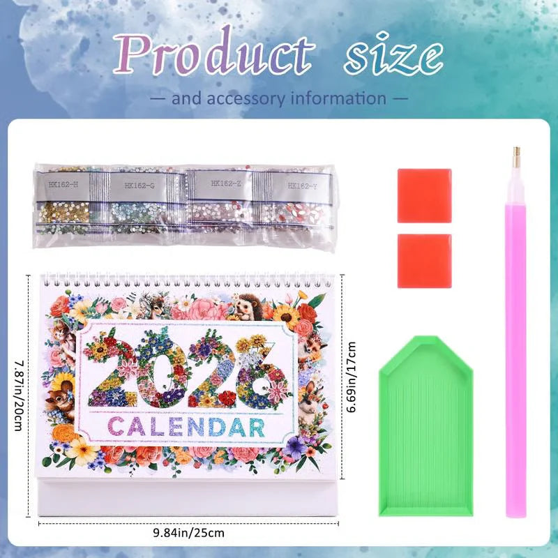 🔥LAST DAY 50% OFF - 💎2026 DIY Diamond Painting Desk Calendar🗓️