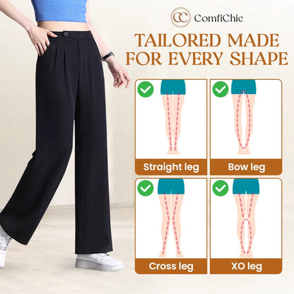 🔥 ComfiChic - Elastic Waist Wide Leg Casual Pants  (Buy 2 Free Shipping)