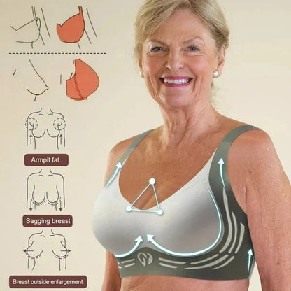 🎁Last Day 49% Off - Super gather bra | Wireless Push-up Bra👍No more sagging breasts