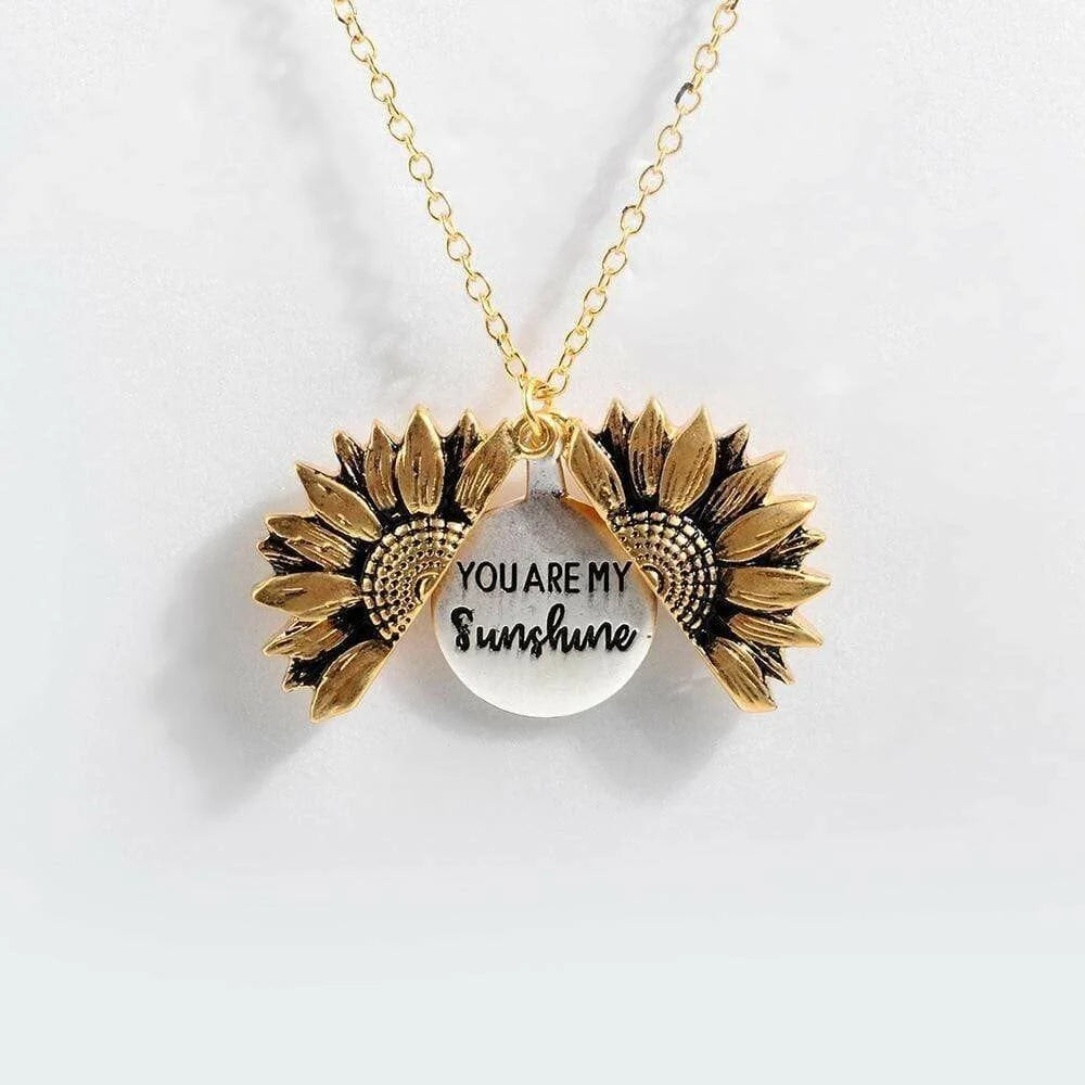 Last Day 75% OFF - 🔥🌞"You Are My Sunshine" Sunflower Necklace🌻