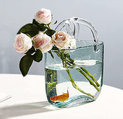 Olivia Glass Handbag Vase