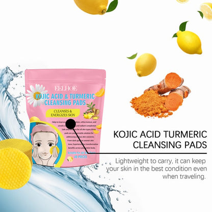 🏆#1 Bestselling🏆 Turmeric Kojic Acid Cleansing Pads