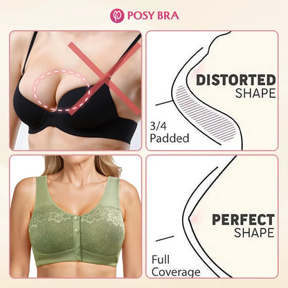 Posy Bra - Magic Comfort Front Closure Shaping Bra for Seniors