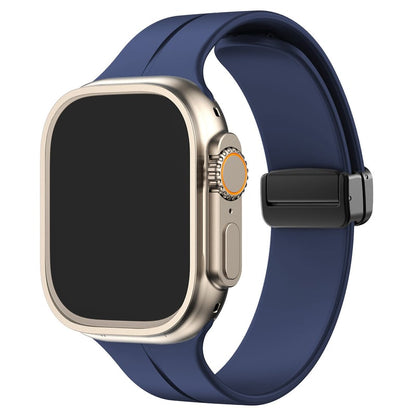 🔥 Promoción del último día 70% de descuento - Correa plegable magnética de silicona para iPhone Watch Ultra Series 8 7 6 5 4 3 2 1 SE⭐ 