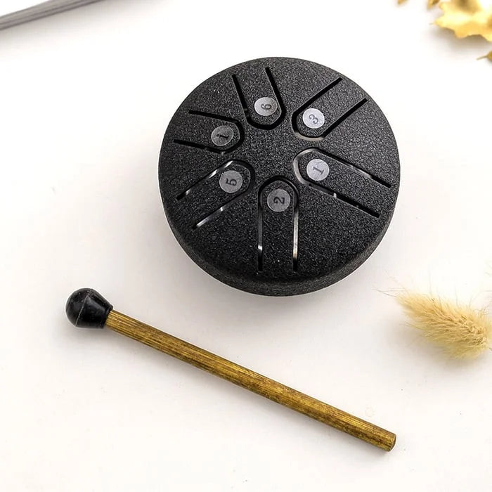 🎁49% OFF 🎵 Buddha Stones Mini Steel Tongue Drum Kit