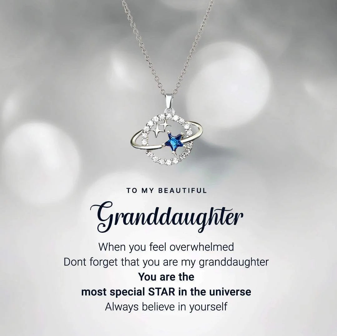 🔥LAST DAY 75% OFF-Daughter & Granddaughter Special Star 925 Silver Necklace