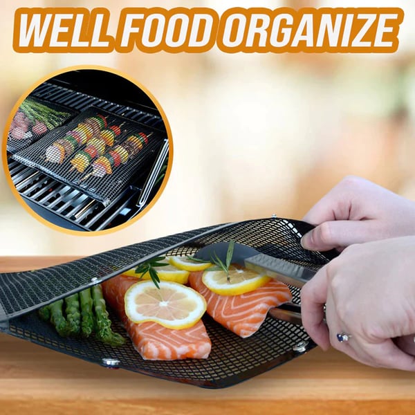 🔥Reusable Non-Stick BBQ Mesh Grilling Bags