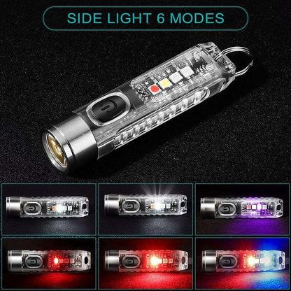 Rechargeable Mini Powerful Keychain Flashlight