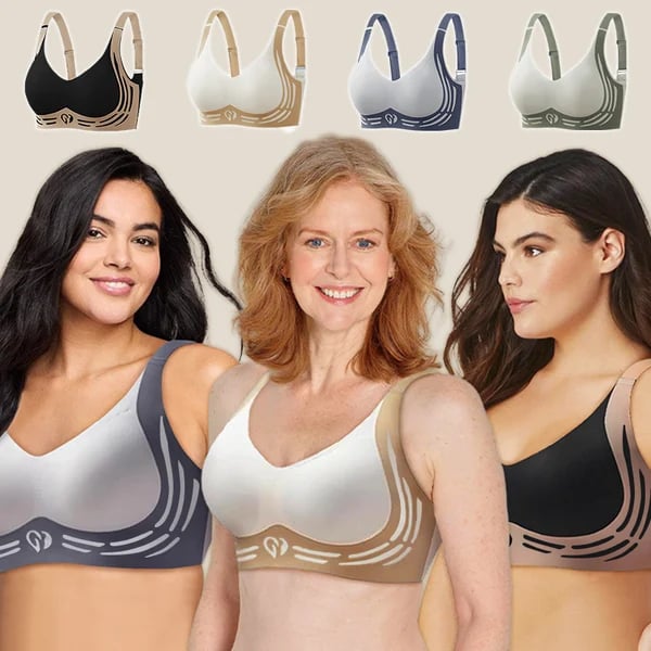 🎁Last Day 49% Off - Super gather bra | Wireless Push-up Bra👍No more sagging breasts