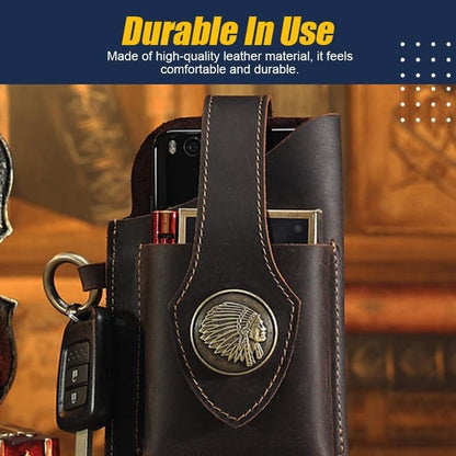 🔥Hot Sale 49% OFF- Multifunctional Leather Mobile Phone Bag