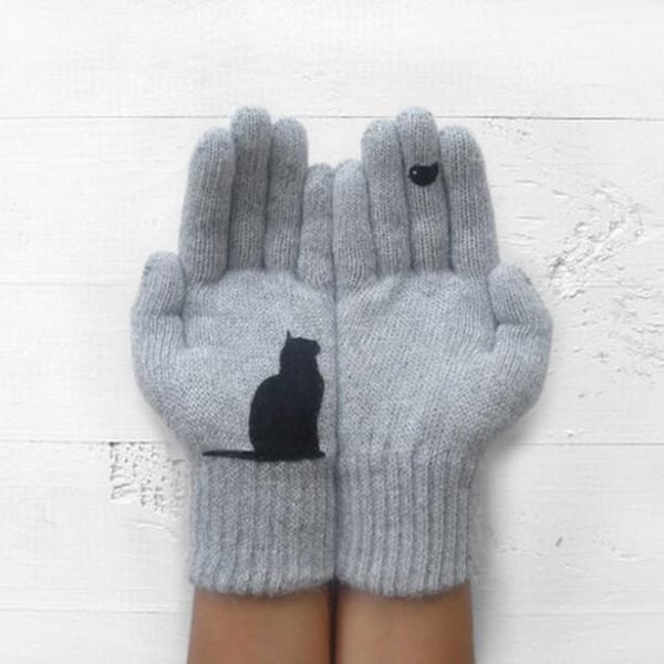 Gants en coton éventail de chats 