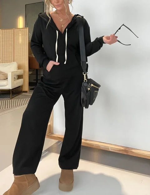 Early Christmas Sale 80% OFF - Cozy Days French Terry Jumpsuit (Buy 2 Free Shipping)