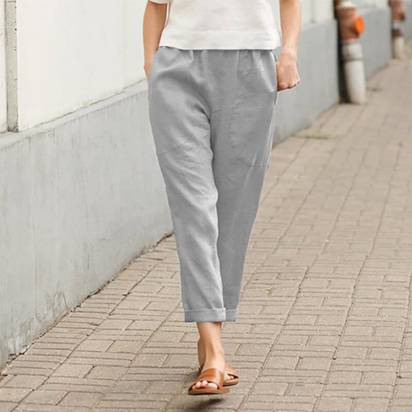 Linen-cotton women's large size loose pants (Buy 3 Free Shipping)