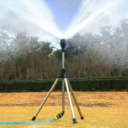 360 Degree Auto- rotation Garden Tripod Sprinkler PRO