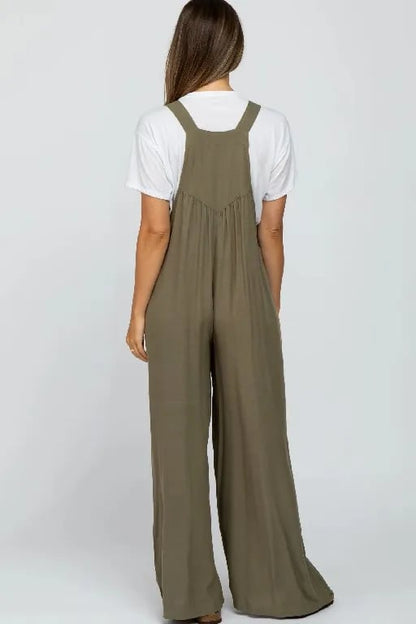 🔥Last Day 70% Off🔥Plus Size Wide Leg Overalls Jumpsuit (Buy 2 Free Shipping)