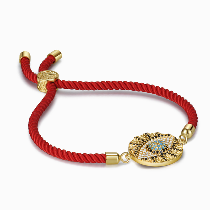 Bracelet de protection contre le mauvais œil rouge