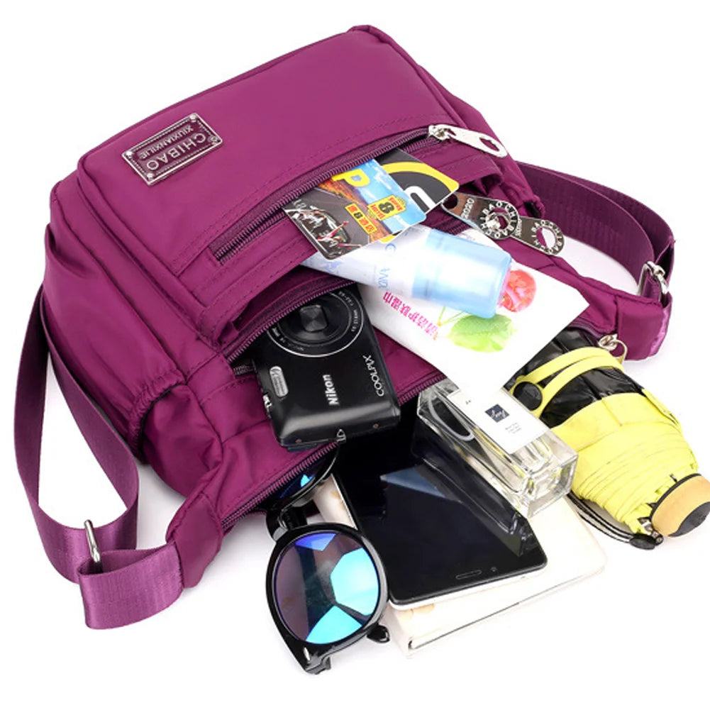 Waterproof Crossbody Bag Women Casual Messenger Shoulder Bags Purse for Travel Daily