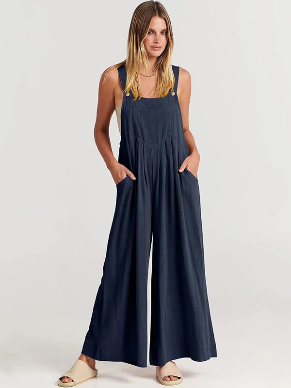 🔥Last Day 70% Off🔥Plus Size Wide Leg Overalls Jumpsuit (Buy 2 Free Shipping)