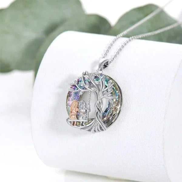 🎁925 Sterling Silver Tree of Life Sisters Necklace