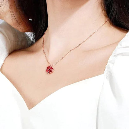 🔥Vente chaude 49% de réduction🔥Collier d'amour éternel trèfle à quatre feuilles