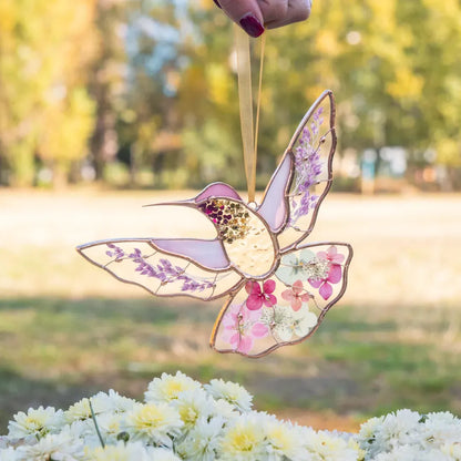 🌸Hummingbird Stained Window Hangings