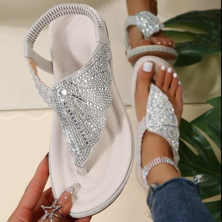 Sandalias ortopédicas casuales para mujer - Zapatillas con punta de clip de moda