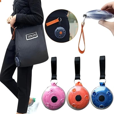 🔥Sac de courses portable avec poche pour disque - ACHETEZ-EN 2, OBTENEZ-EN 1 GRATUIT (3PCS)