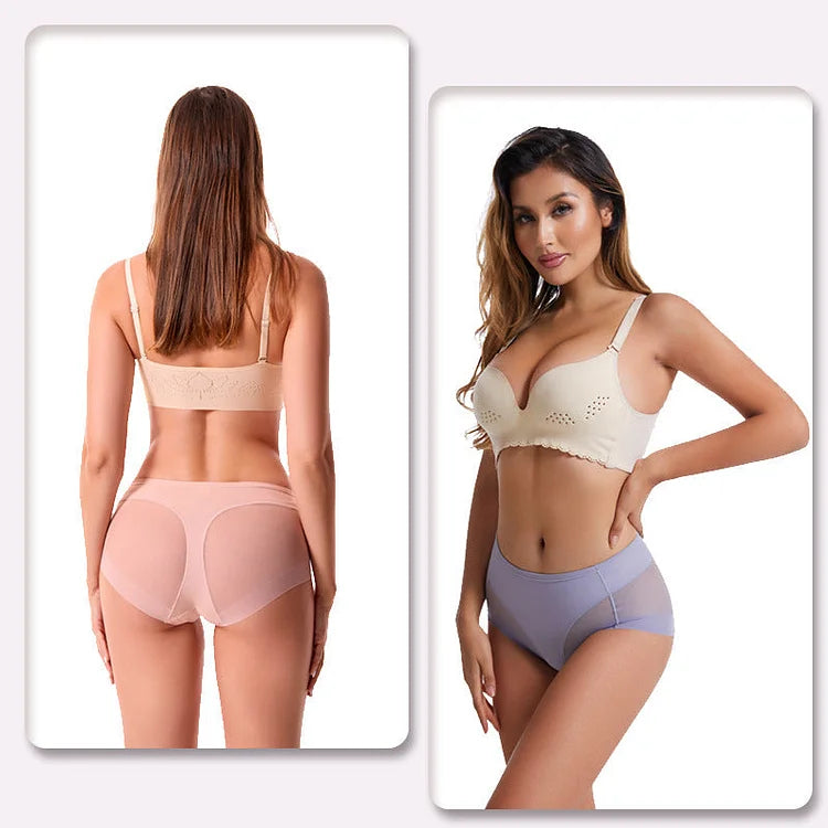 ACHETEZ-EN 3, OBTENEZ-EN 2 GRATUITEMENT - Slip gainant taille haute en soie glacée