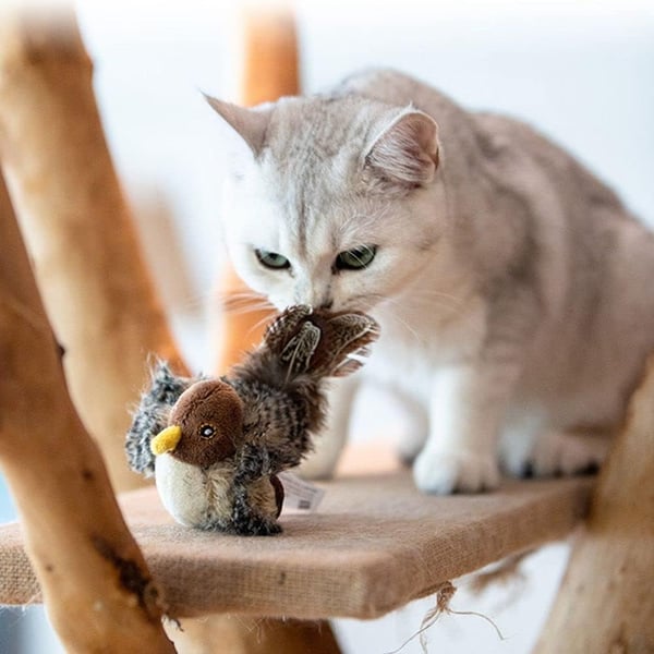 😻Pet Supplies Sale-47%🐾Interactive Chirping Bird Cat Toy